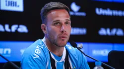 Arthur durante sua apresentação no Grêmio