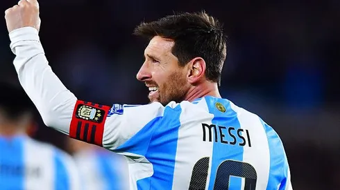 Messi pela Argentina. Foto: Marcelo Endelli/Getty Images
