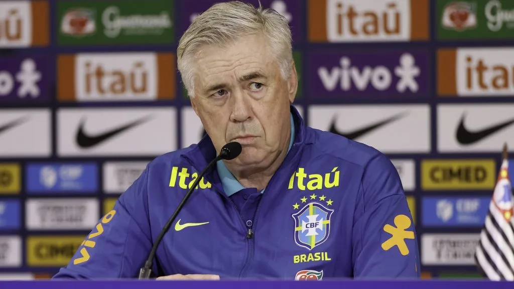 Carlo Ancelotti, técnico da seleção brasileira