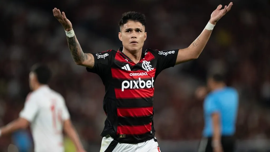 Luiz Araújo deve ganhar mais espaço no Mengo –  Foto: Jorge Rodrigues/AGIF