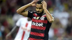 SP - RIO DE JANEIRO - 29/03/2025 - BRASILEIRO A 2025, FLAMENGO X INTERNACIONAL - Juninho jogador do Flamengo lamenta durante partida contra o Internacional no estadio Maracana pelo campeonato Brasileiro A 2025. Foto: Alexandre Loureiro/AGIF