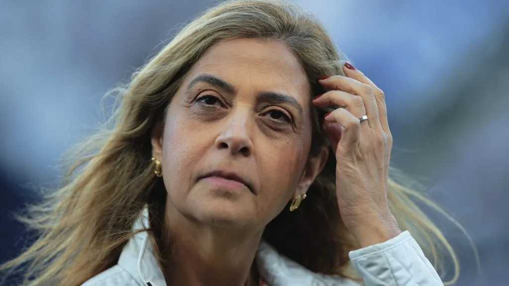 Leila Pereira durante partida. Foto: Ettore Chiereguini/AGIF