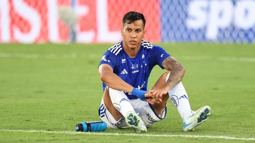 Kaio Jorge no Cruzeiro. Foto: Christian Alvarenga/Getty Images