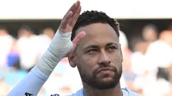 Neymar durante jogo do Peixe na Vila Belmiro.