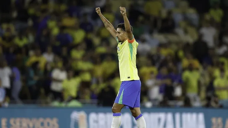 Marquinhos é titular na zaga do Brasil. Foto: Rafael Ribeiro/CBF