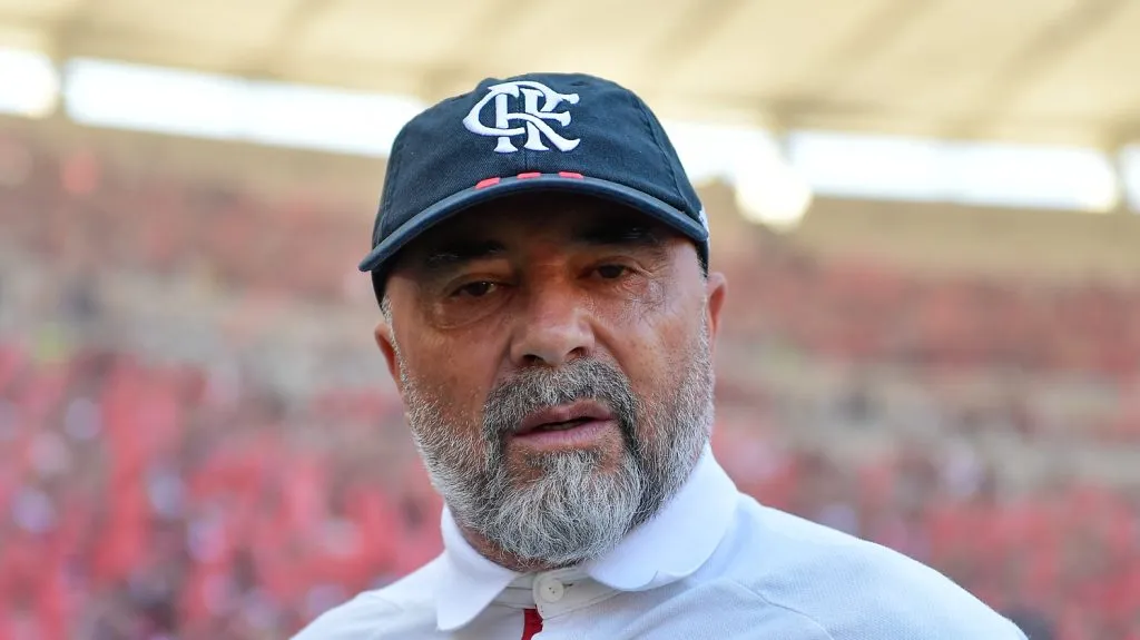 Sampaoli terá a chance de encarar o Cruzeiro, como técnico do Galo, pela 1ª vez – Foto: Thiago Ribeiro/AGIF