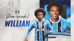 Willian é o novo reforço do Grêmio. Foto: Divulgação/Grêmio