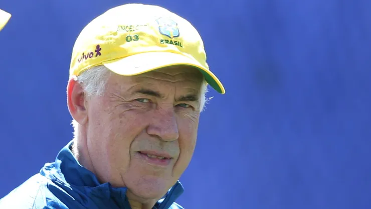 Carlo Ancelotti, técnico da Seleção Brasileira. Foto: Marlon Costa/AGIF.
