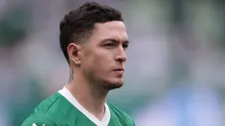 Anibal Moreno jogador do Palmeiras durante partida contra o Ceara no estadio Arena Allianz Parque pelo campeonato Brasileiro A 2025. Foto: Ettore Chiereguini/AGIF
