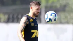 Zé Rafael jogador do Santos durante treino no Centro de Treinamento CT Rei Pele. Foto: Mauricio De Souza/AGIF