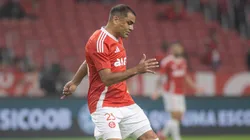Gabriel Mercado jogador do Internacional durante partida contra o Sao Paulo no estadio Arena do Gremio pelo campeonato Brasileiro A 2025. Foto: Maxi Franzoi/AGIF