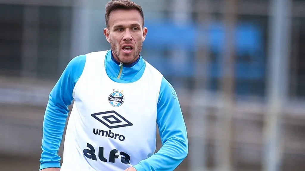 Arthur analisou período de treinos pelo Grêmio. Foto: Lucas Uebel/Grêmio FBPA