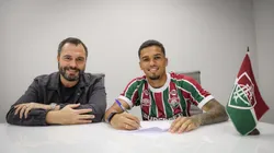 Riquelme Felipe renovou com o Fluminense até 2030. Foto: Marcelo Gonçalves/Fluminense FC