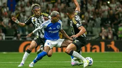 Matheus Pereira jogador do Atlético-MG durante partida contra o Cruzeiro - Foto: Fernando Moreno/AGIF