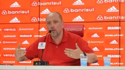 Alessandro Barcellos, presidente do Internacional em entrevista coletiva