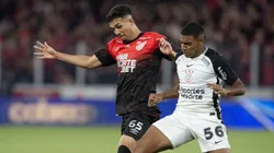 Gui Negão marcou o gol da vitória na Ligga Arena - Foto: Hedeson Alves/AGIF.