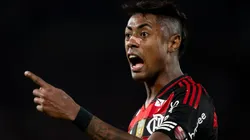 Bruno Henrique na partida contra o Atlético-MG