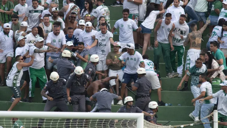 Clássico entre Guarani e Ponte Preta acabou sendo paralisado por briga no Brinco de Ouro da Princesa.