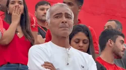 Romário se emociona com classificação do America para competição nacional. Foto: Reprodução/América-RJ