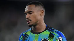 RJ - RIO DE JANEIRO - 17/08/2025 - BRASILEIRO A 2025, BOTAFOGO X PALMEIRAS - John goleiro do Botafogo durante partida contra o Palmeiras no estadio Engenhao pelo campeonato Brasileiro A 2025. Foto: Thiago Ribeiro/AGIF