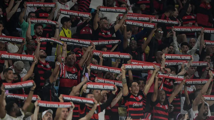RJ - RIO DE JANEIRO - 13/08/2025 - COPA LIBERTADORES 2025, FLAMENGO X INTERNACIONAL - Torcida do Flamengo durante partida contra Internacional no estadio Maracana pelo campeonato Copa Libertadores 2025. Foto: Thiago Ribeiro/AGIF