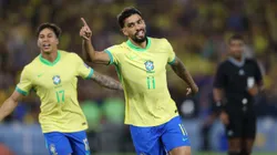 Paquetá comemora gol marcado contra o Chile. Foto: Marlon Costa/AGIF.