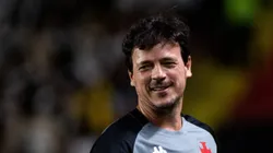 Treinador durante a partida contra o Sport