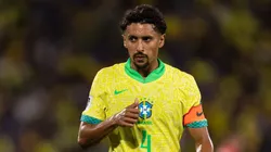 Marquinhos, capitão da Seleção Brasileira. (Photo by Ruano Carneiro/Getty Images)