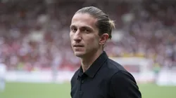Filipe Luís, técnico do Flamengo. Foto: Jorge Rodrigues/AGIF