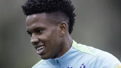 Estêvão durante treinamento na Granja Comary. Foto: Rafael Ribeiro/CBF