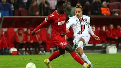 Alvo do Santos, Billal Brahimi (dir) em ação pelo Nice - Foto: Lars Baron/Getty Images