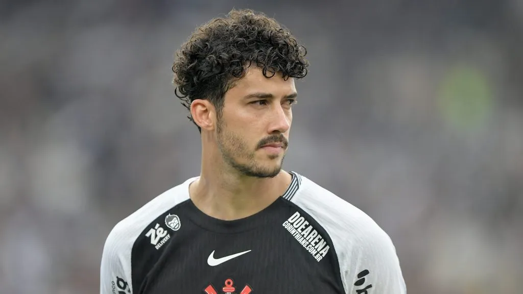 Gustavo Henrique, jogador do Corinthians. Foto: Thiago Ribeiro/AGIF.