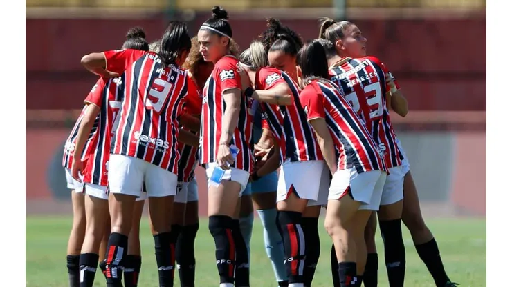Jogadoras do São Paulo. Foto: Miguel Schincariol/São Paulo FC