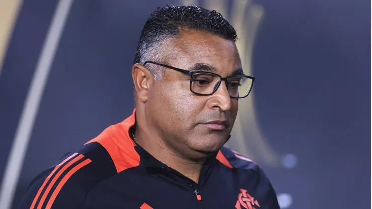 Roger Machado, técnico do Internacional em partida pelo campeonato brasileiro
