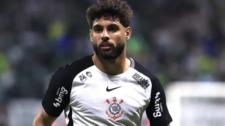 Yuri Alberto durante partida entre Palmeiras e Corinthians, no Allianz Parque, pela Copa do Brasil.