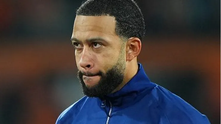Memphis Depay durante partida entre Holanda e Espanha, pela UEFA Liga das Nações. Foto: Alex Bierens de Haan