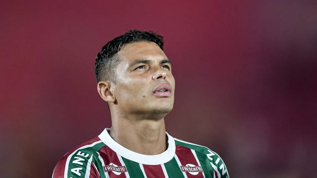 Thiago Silva, do Fluminense. Foto: Thiago Ribeiro/AGIF.