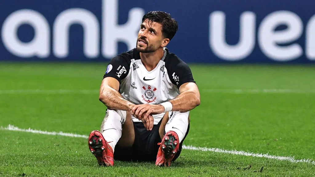 Hector Hernandez jogador do Corinthians durante partida contra o America de Cali no estadio Arena Corinthians pelo campeonato Copa Sul-americana 2025. Foto: Fabio Giannelli/AGIF