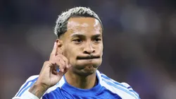 MG - BELO HORIZONTE - 30/08/2025 - BRASILEIRO A 2025, CRUZEIRO X SAO PAULO - Matheus Pereira jogador do Cruzeiro comemora seu gol durante partida contra o Sao Paulo no estadio Mineirao pelo campeonato Brasileiro A 2025.