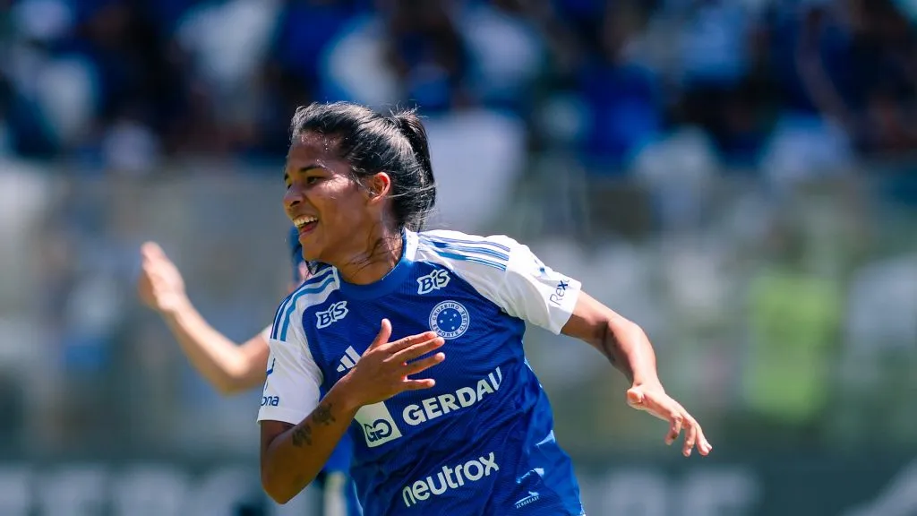 Jogadora do Cruzeiro na final do Brasileiro Feminino
