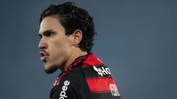 Pedro durante jogo do Fla na Série A.