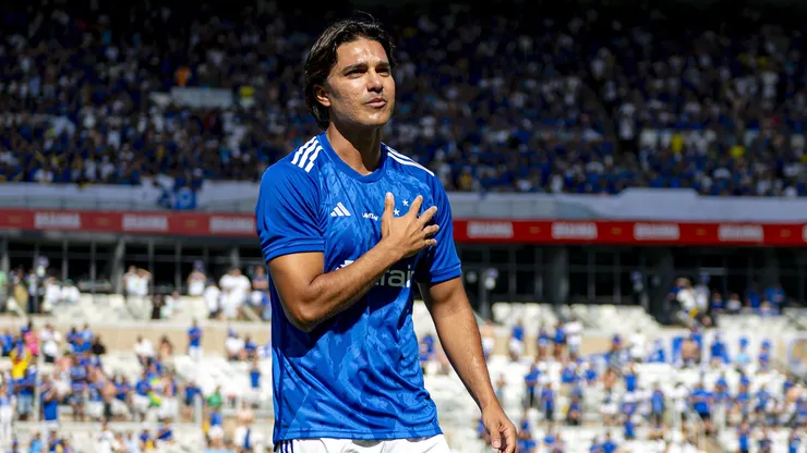 Marcelo Moreno, em sua despedida do futebol em abril de 2024 (Staff Images / Cruzeiro)