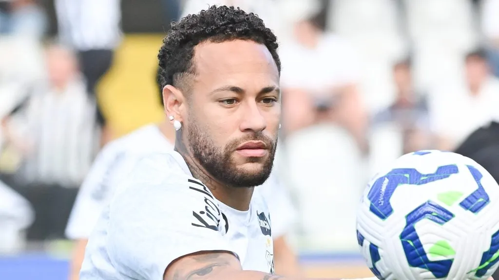 Neymar no Santos. Foto: Jota Erre/AGIF