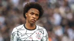 Willian durante partida pelo Corinthians