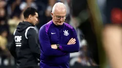 Dorival Júnior técnico do Corinthians durante partida contra o Palmeiras no estádio Arena Corinthians - Foto: Marcello Zambrana/AGIF