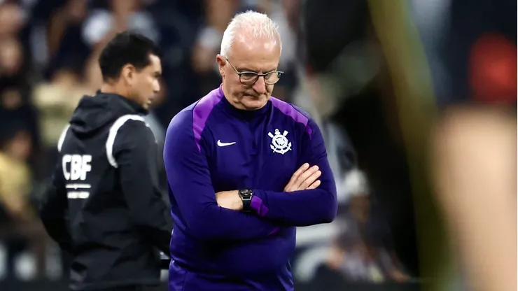 Dorival Júnior técnico do Corinthians durante partida contra o Palmeiras no estádio Arena Corinthians - Foto: Marcello Zambrana/AGIF