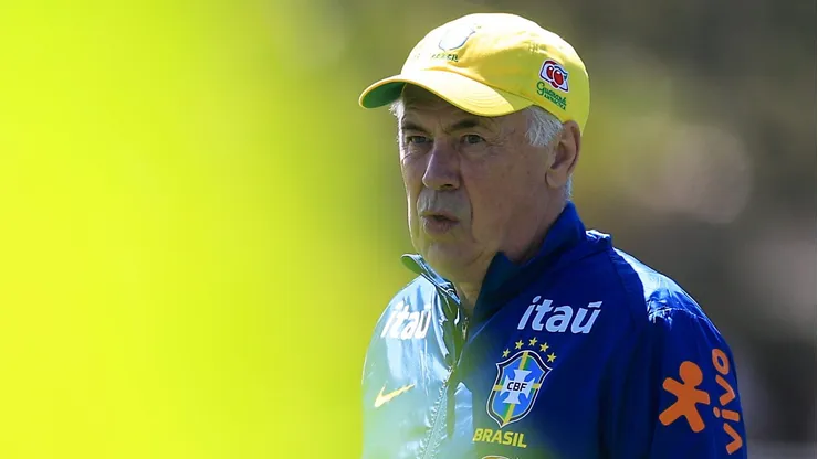 Carlo Ancelotti, técnico da seleção brasileira na Granja Comary (Foto: Buda Mendes/Getty Images)