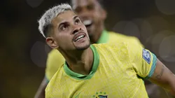 Bruno Guimarães, meia da Seleção Brasileira. Foto: Alexandre Loureiro/AGIF.