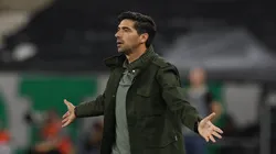 Abel Ferreira, durante Botafogo x Palmeiras pelo Brasileirão Betano 2025 (Cesar Greco/Palmeiras)
