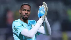 Carlos Miguel, goleiro do Palmeiras. Foto: Ettore Chiereguini/AGIF